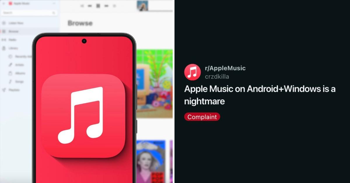 Redditor reveals Apple Music issues when using on non-Apple devices.