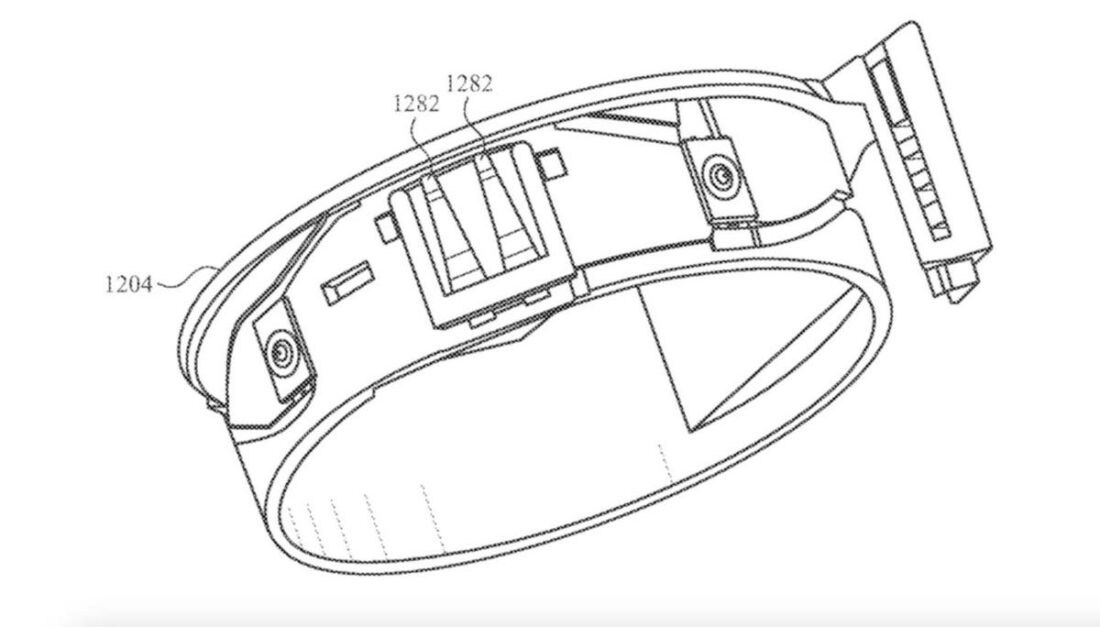 Apple's Smart Ring concept as shown in their patent. (From: Apple/USPTO)