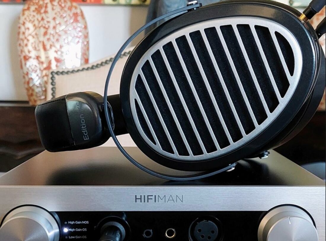 HiFiMan Edition XS are planar magnetic headphones that require a high-powered headphone amplifier for the best experience. (From: Eric Hieger)