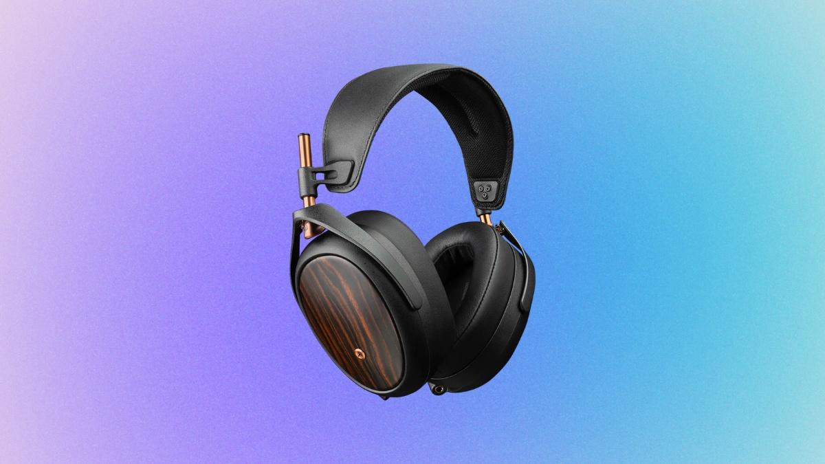 The new Meze Audio LIRIC 2nd Generation headphones with ebony wood finish.