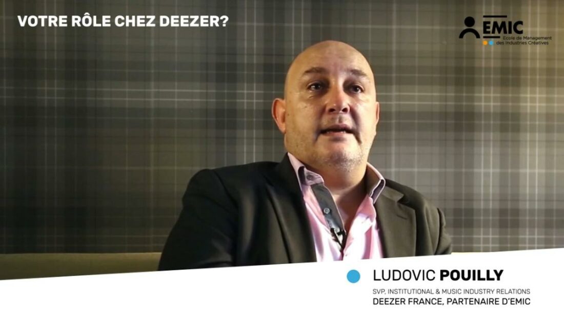 Ludovic Pouilly, Deezer’s SVP of Institutional & Music Industry Relations. (From: EMIC Paris/YouTube)