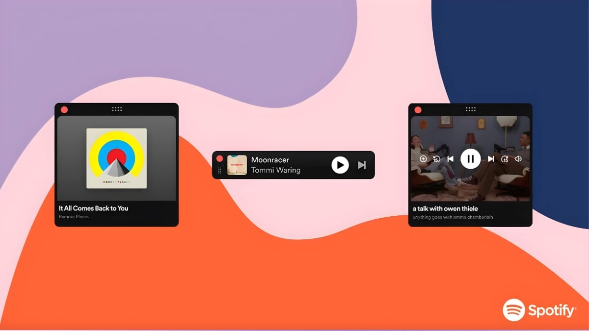 Spotify Miniplayer on desktop app. (From Spotify)