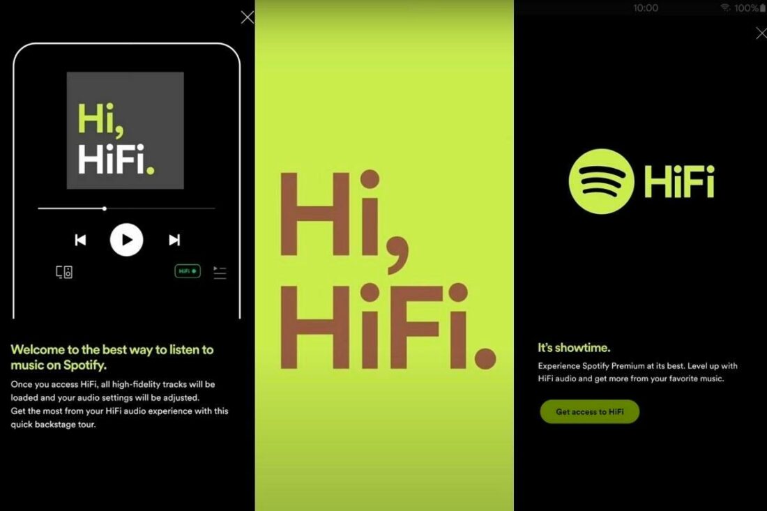 Spotify HiFi Onboarding Preview