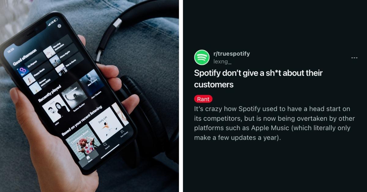 Users are feeling neglected by Spotify.