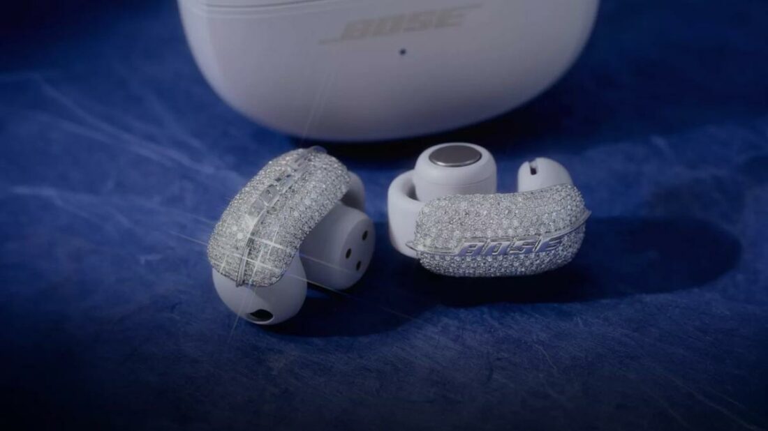 Custom Bose Ultra Open Earbuds by Icebox. (From: Bose)