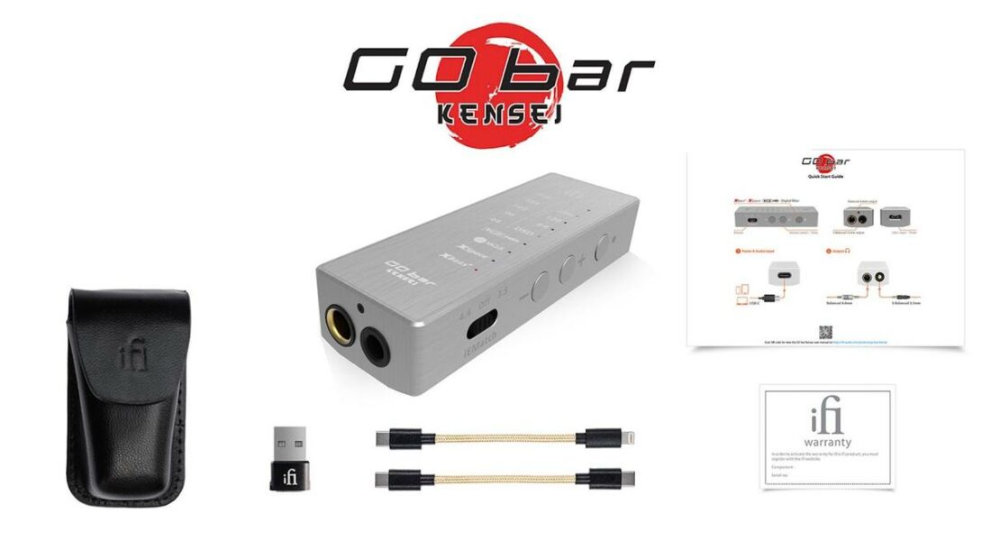 What you'll get when you purchase the iFi GO Bar Kensei. (From: iFi Audio)