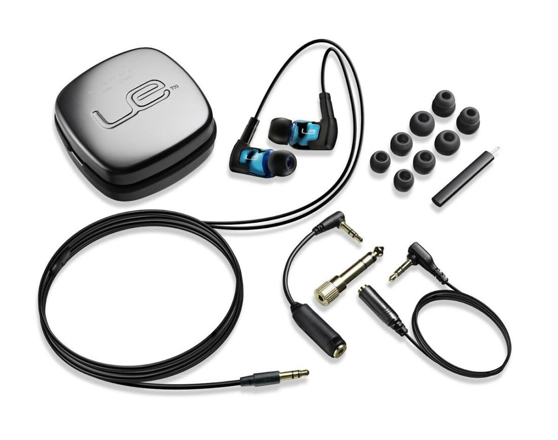 The Ultimate Ears Triple-Fi was one of the first multi-driver IEMs to become widely used. (From: Amazon)