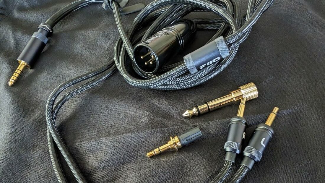 The premium feeling thick fabric-covered cable is flexible and non-microphonic. (From: Eric D. Hieger, Psy.D.). (From: Eric D. Hieger, Psy.D.)