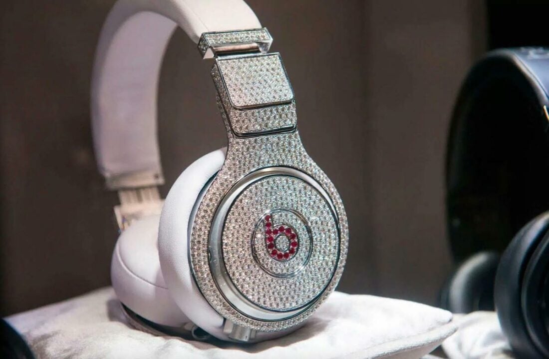The Beats x Graff Beats Pro headphones were made for the 2014 Super Bowl. (From: Beats)
