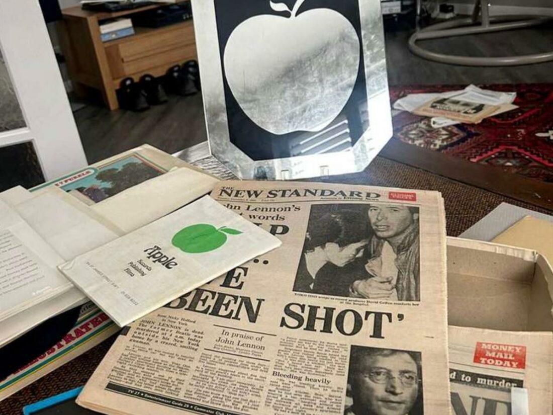 Macauley's other memorabilia collected during his time in Apple. (From: SWNS)