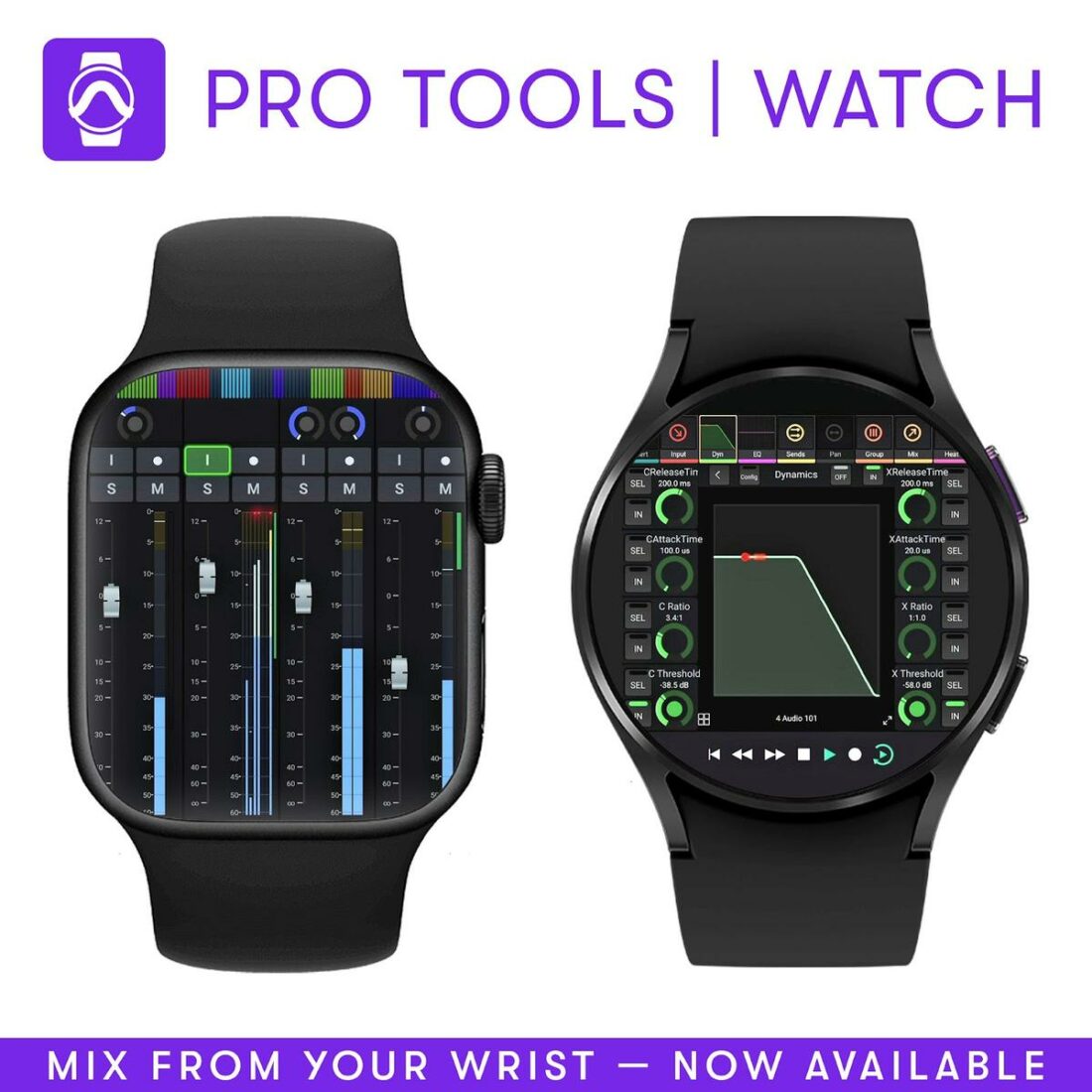 Avid's Pro Tools Watch. (From: Avid)