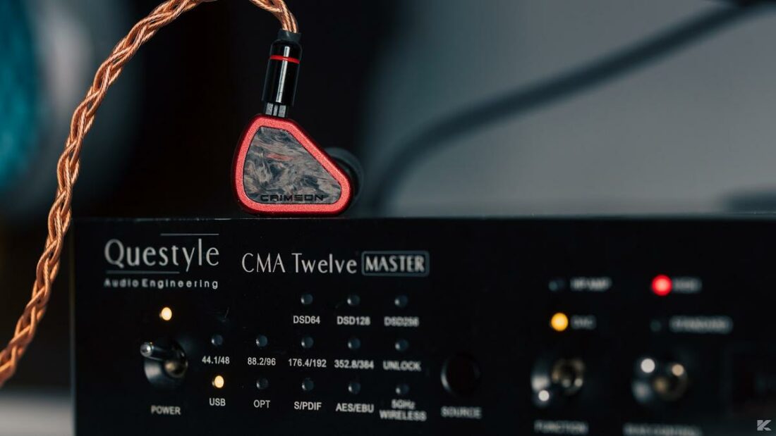 The Questyle CMA Twelve Master turned out to be the perfect source for the Crimson in every single aspect, barring portability. (From: Kazi Mahbub Mutakabbir.)