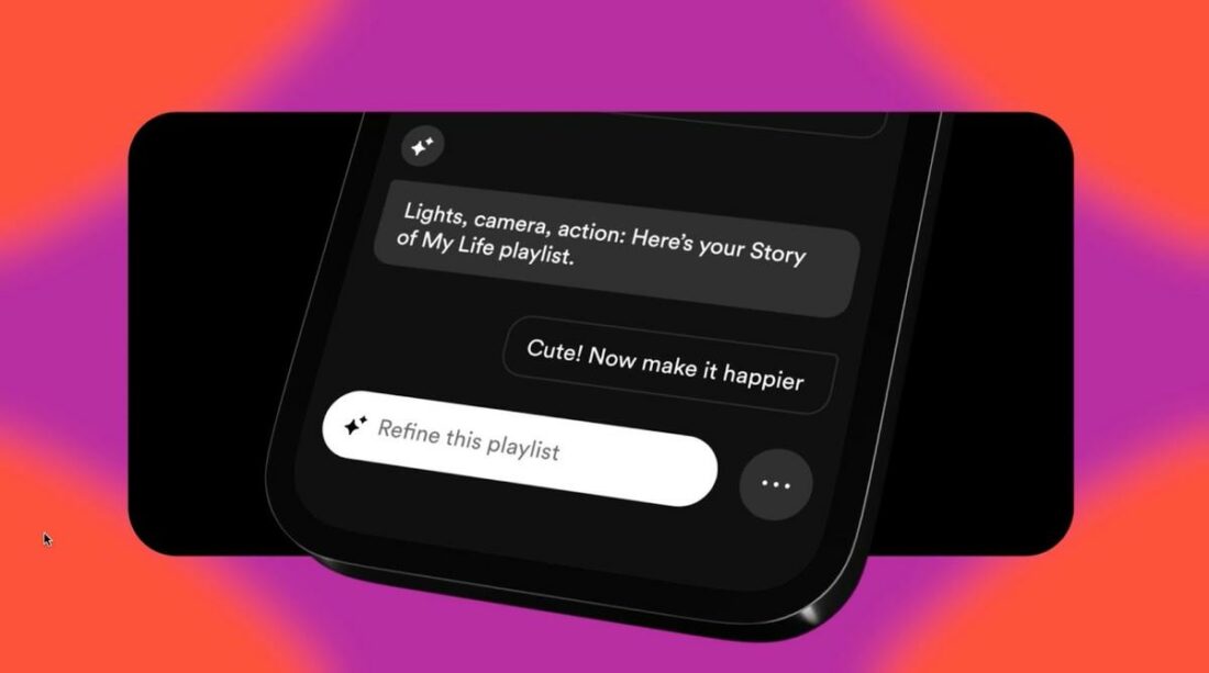 You can refine the playlist via follow-up prompts. (From: Spotify)
