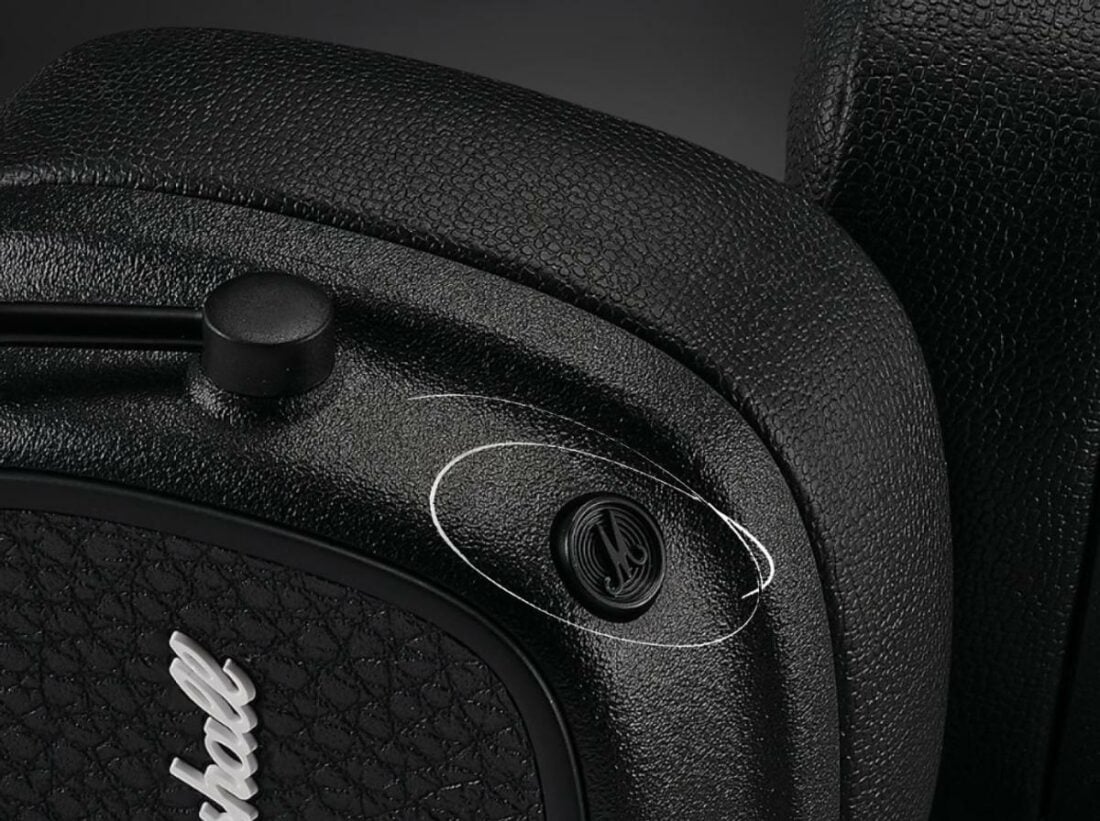 The M-button lets you instantly access your favourite features. (From: Marshall)
