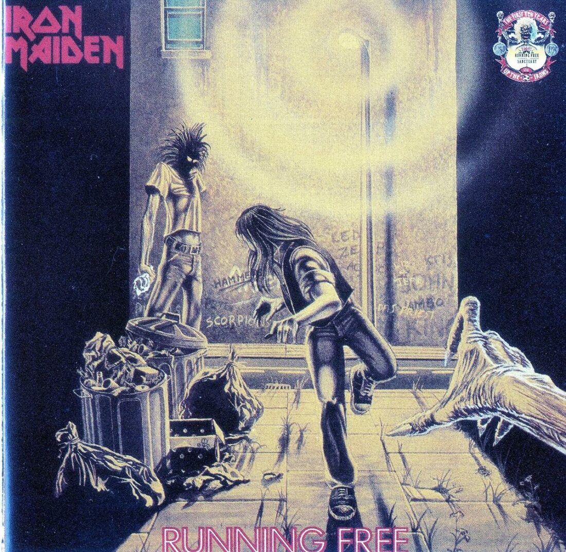 Iron Maiden, Running Free. (From: Amazon)