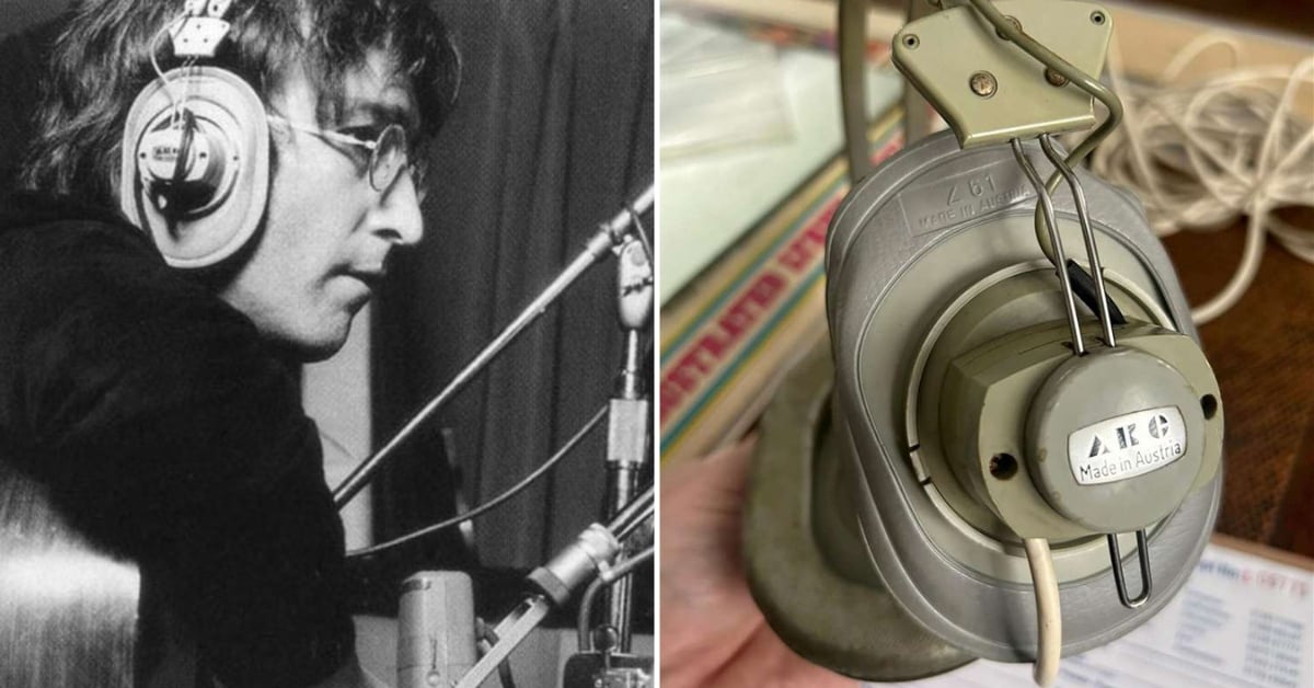These headphones helped in the making of the last album before The Beatles split up.
