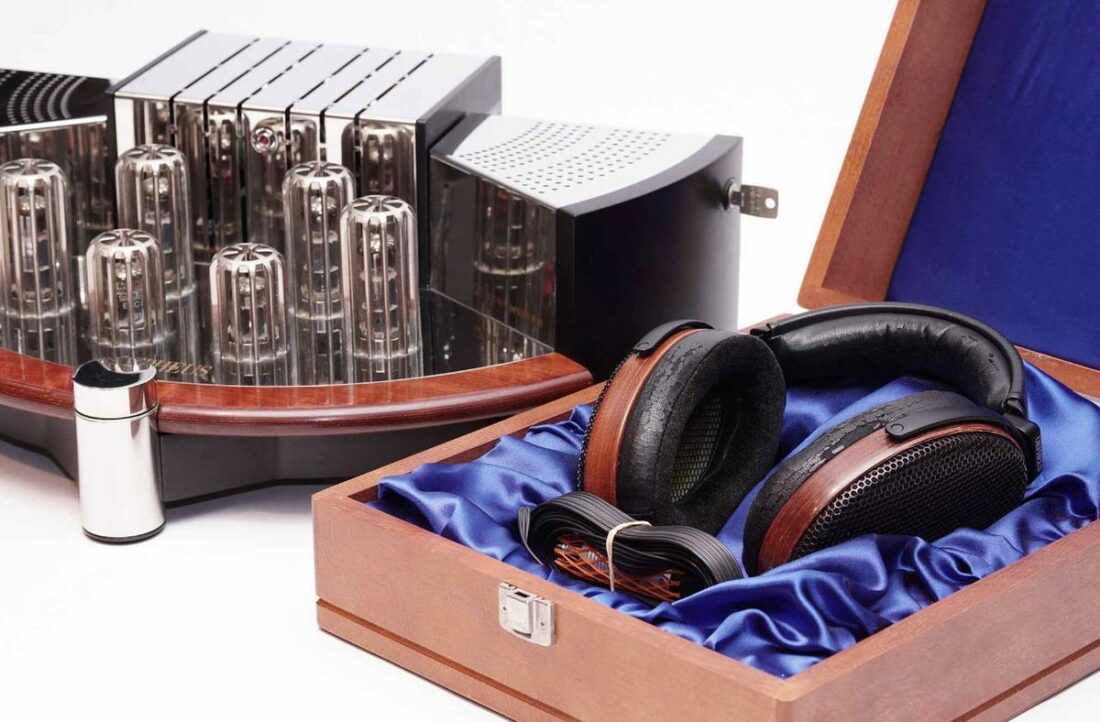 The Sennheiser HE-90 Orpheus electrostatic headphone system were legends in the audiophile community. (From: Sennheiser)