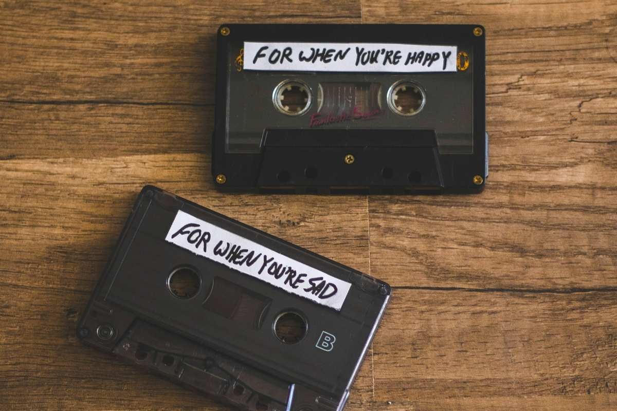 Homemade mixtapes made for different moods. (From: Unsplash)