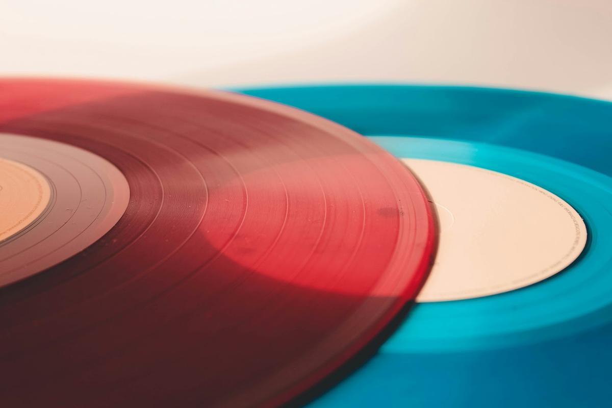 Many modern records are pressed on cheap, recycled vinyl. (From: Unsplash)